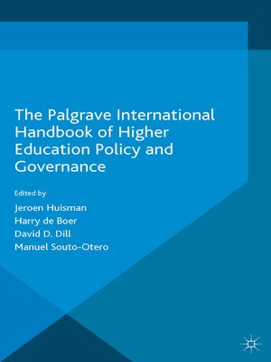 cover image of The Palgrave International Handbook of Higher Education Policy and Governance